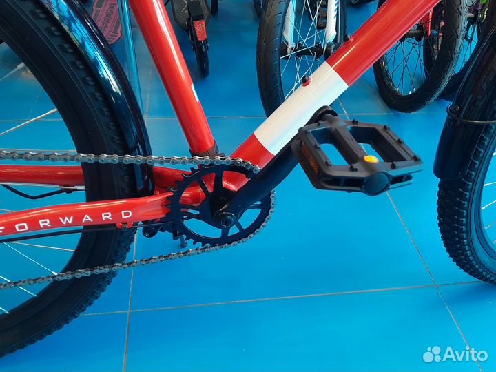 Велосипед Forward Spike 27,5 (2023) красный/белый