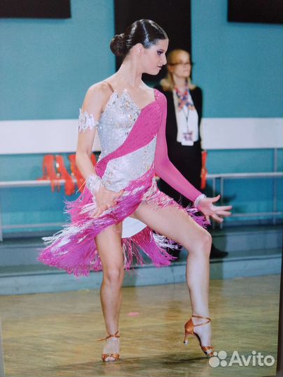 Платье для бальных танцев латина Ю2, молодёжь