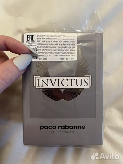 Paco rabanne invictus 100 мл