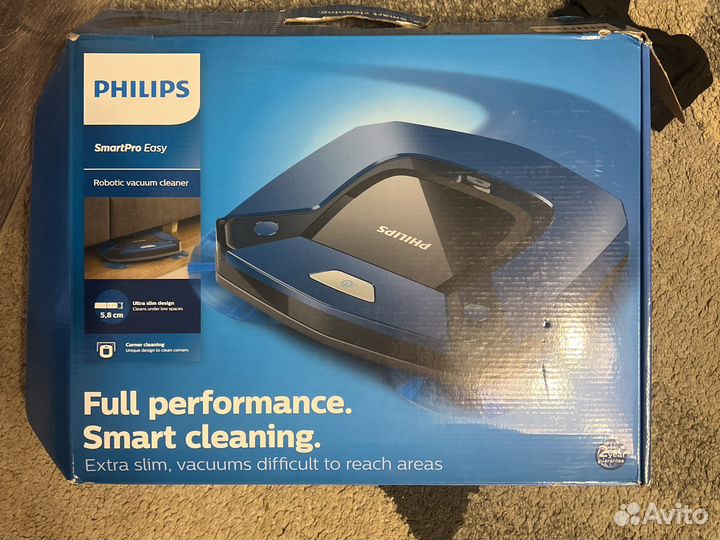 Робот пылесос philips smartpro easy