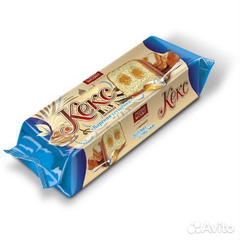 Опт - Кекс Русский Бисквит с начинкой Варёная сгущ