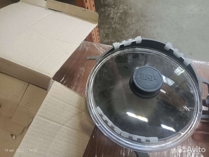 Казан чугунный новый