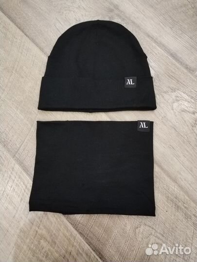 Шапка+снуд для мальчика