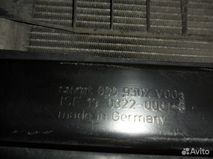 Кассета радиаторов, передняя панель 0003428V007