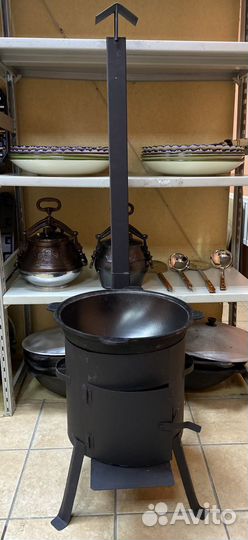 Печь под Казан с дымоходом