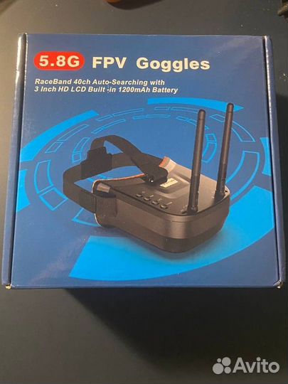 Суперкомпактные FPV шлем/очки 5.8