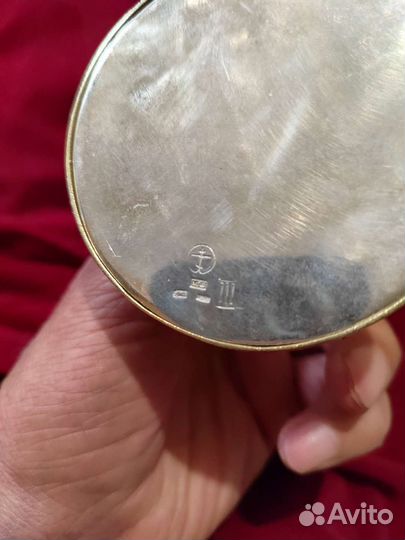 Яйцо серебро, финифть