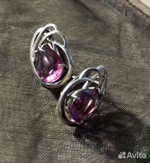 Серебряные серьги