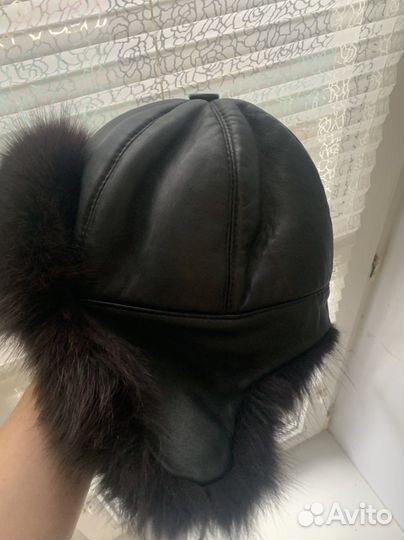 Шапка ушанка женская