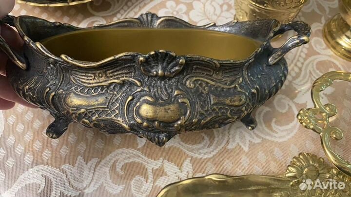 Чайник с подогревом из латуни