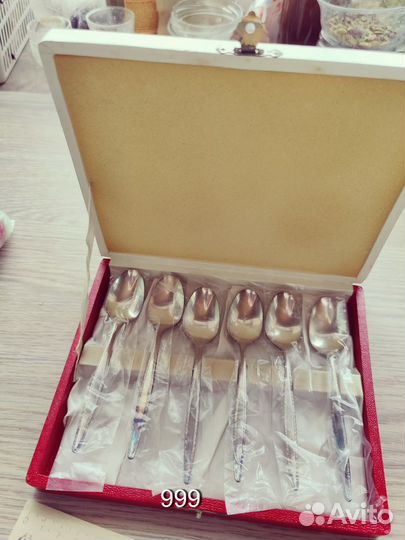 Вилки ножи ложки столовые приборы Япония много