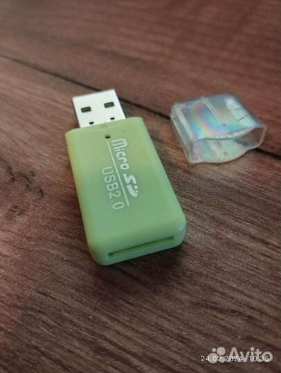 Картридер, для Micro-SD, USB
