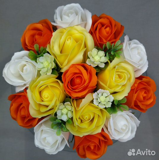 Цветы из мыла Букеты из мыльных цветов