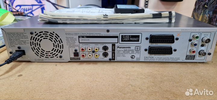 Panasonic пишущий DVD-рекордер с пультом