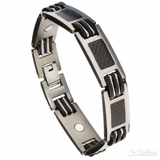 Титановый магнитный браслет в подарочной упаковке