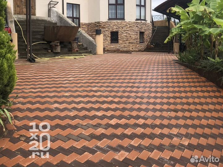 Тротуарная плитка, бордюры