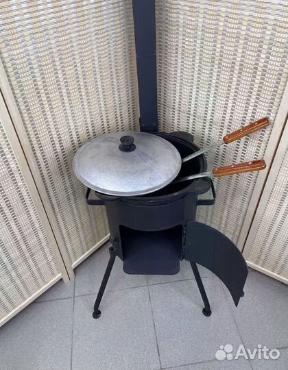 Казан с печкой 22 литра