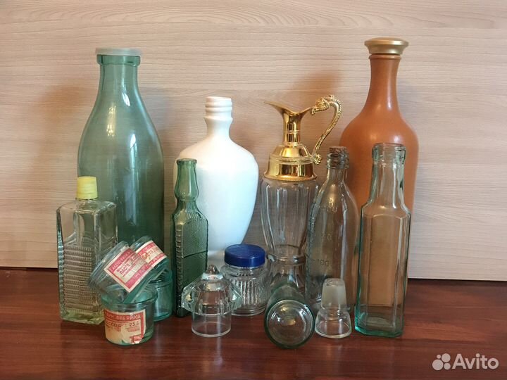 Бутылки, флаконы, крышки, пробки СССР