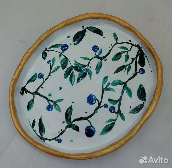 Тарелочки из глины