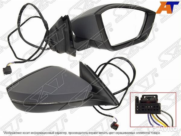 Зеркало skoda superb 15