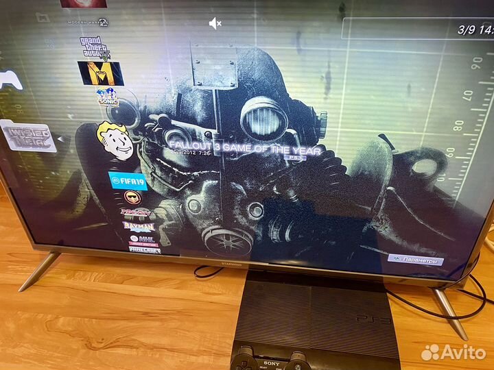 Sony PS3 500gb + 40игр прошита