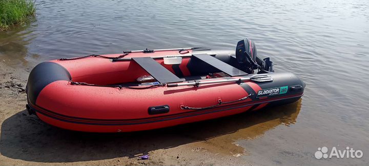 Лодка Gladiator 380 с мотором HDX 9.9