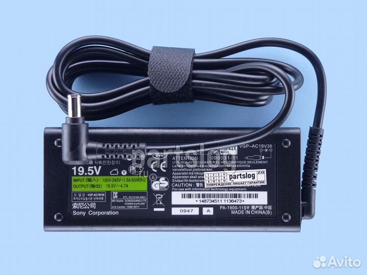 Блок питания для Sony 19.5V 4.7A 6.5x4.4mm с иглой