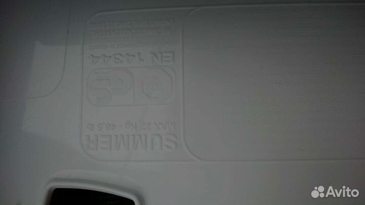 Итальянское детское велокресло + шлем