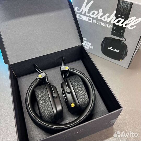 Беспроводные наушники новые Marshall major 3
