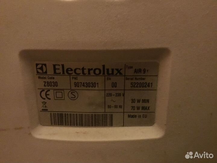 Очиститель воздуха electrolux