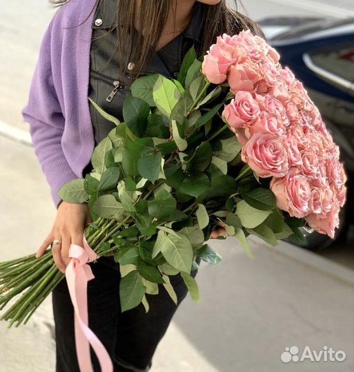 Пионы 101 Роза