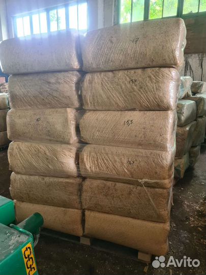 Опилки стружка прессованные