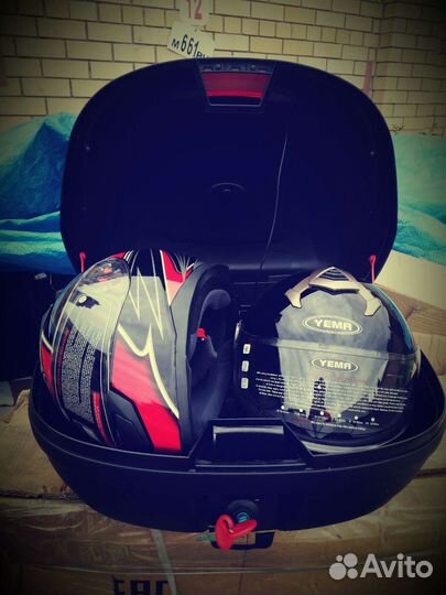 Кофр для мопеда, мотоцикла, скутера