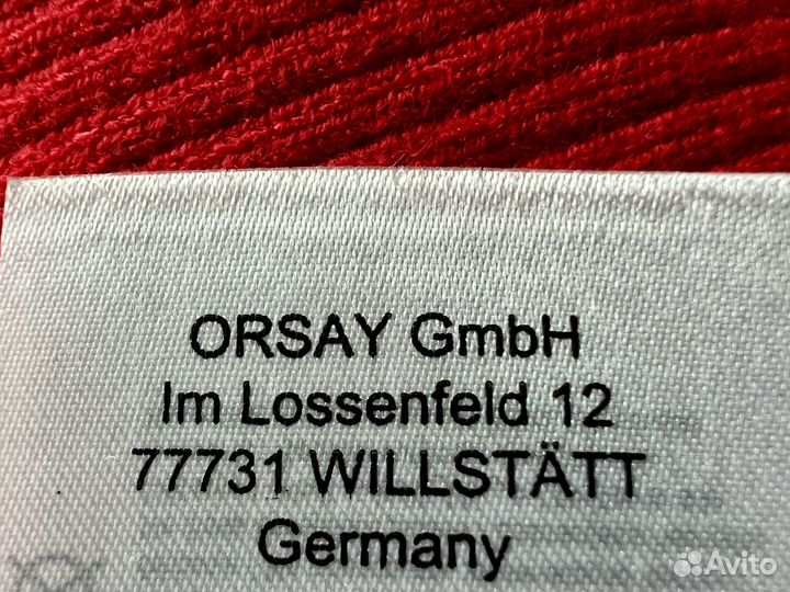 Свитер женский красный Германия