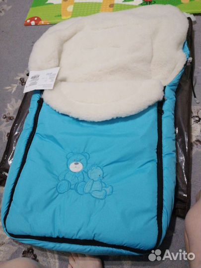 Зимний конверт в коляску