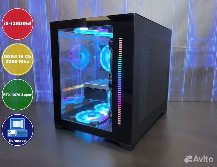 Игровой компьютер i5-RTX4070SUP-16DDR4-HXD3564-B760