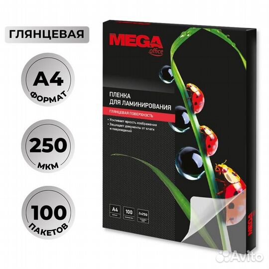 Пленка для ламинирования А4 250 мкм / 4875