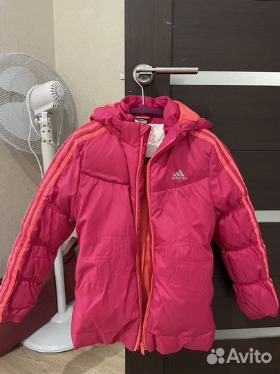Куртка adidas для девочки 7-8 лет