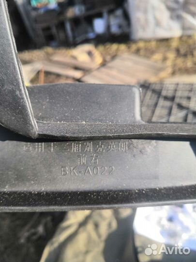 Брызговики opel astra, патрубок