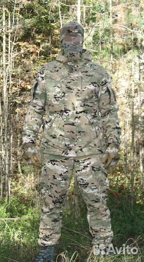 Горка) Костюм хищник V1 флис мультикам