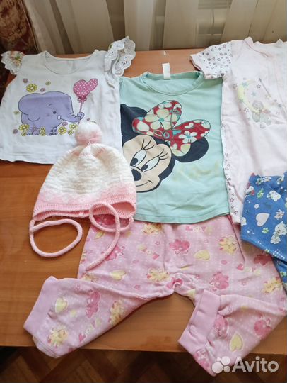 Вещи для девочки до года бесплатно