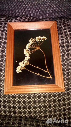 Картина из сухоцветов