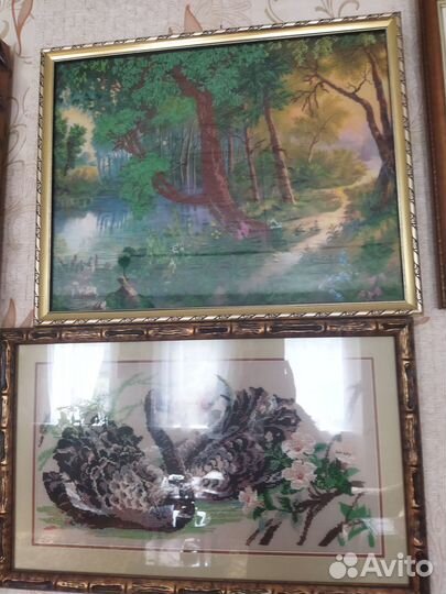 Картины вышитые бисером