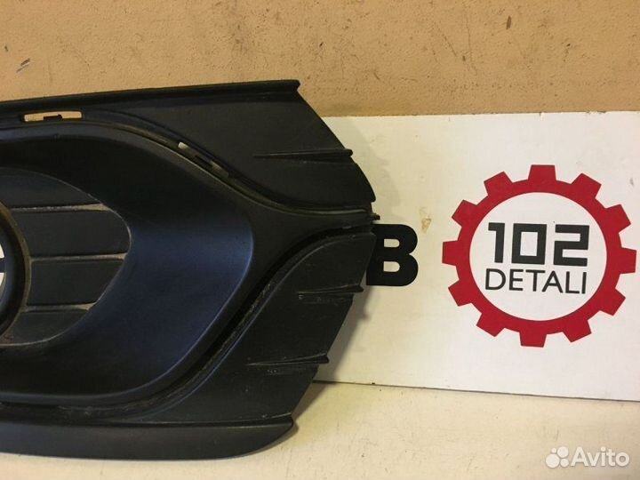 Заглушка бампера передняя левая Renault Logan 2