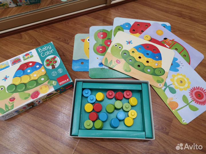 Развивающие деревянные игрушки, мозаика