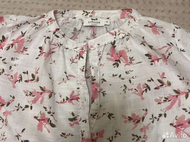 Распашонка-рубашка для девочки 9-10 лет