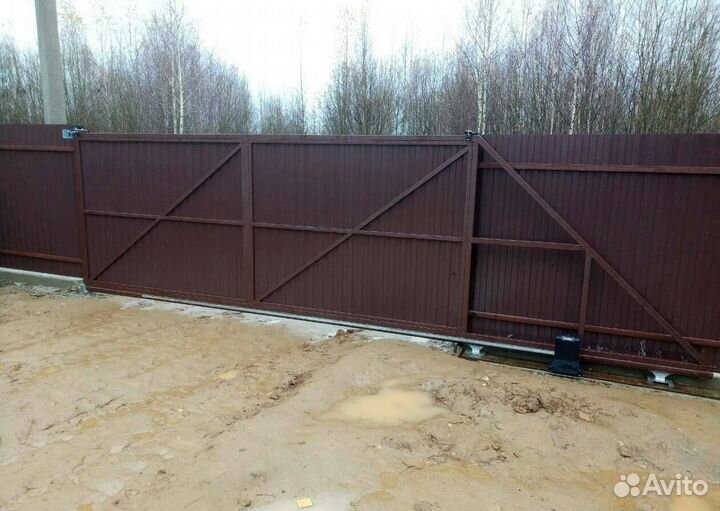 Каркас откатных ворот