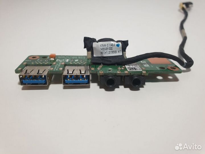 Плата USB 3.0+audio Asus N76