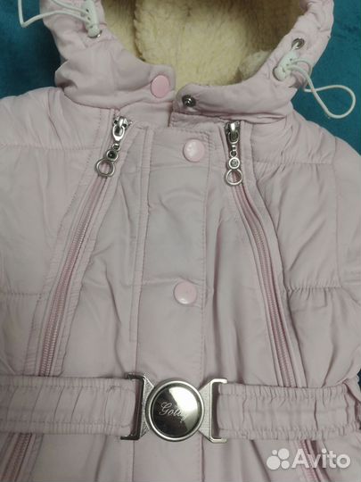 Зимний комбинезон для девочки 74