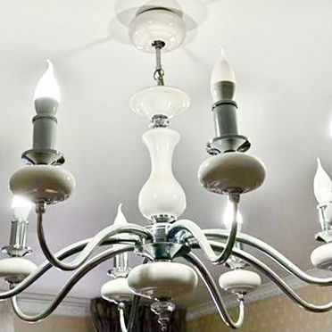 3шт Италия Новые люстры белая керамика большие